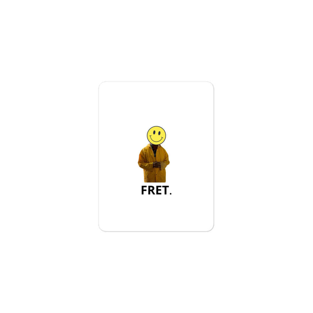 SMILE FRETTY SMILE STICKER