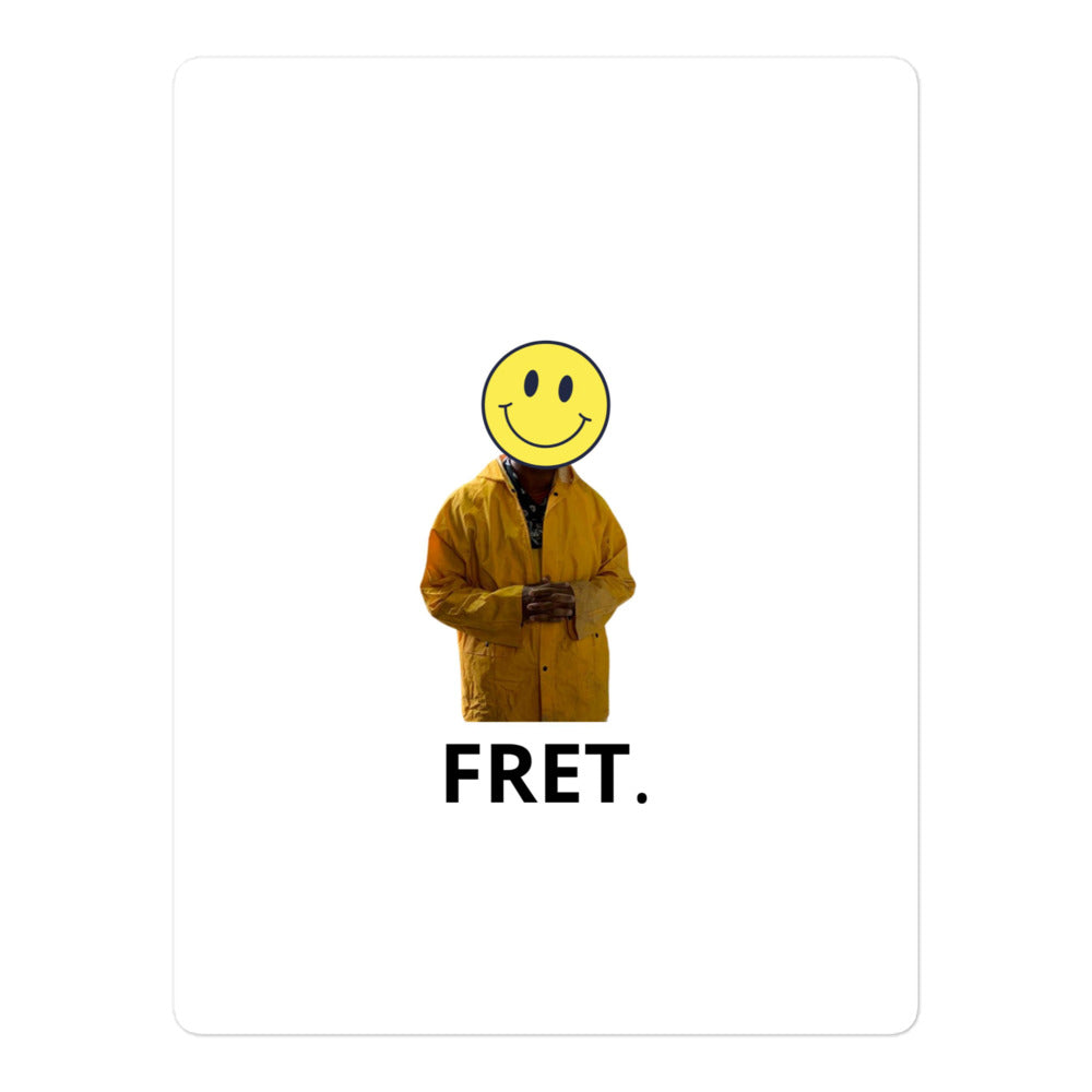 SMILE FRETTY SMILE STICKER